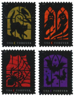 Etats-Unis / United States (Scott No.5420-23 - Spooky Silhouette) (o) Set Of 4 - Used Stamps