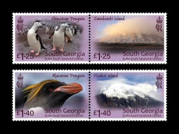 South Georgia 2024 Mih. 838/41 Fauna. Penguins Of Traversay Islands MNH ** - South Georgia