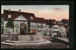 AK Nordhausen, Baltzer-Brunnen  - Nordhausen