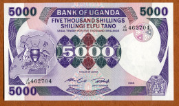 1986 // OUGANDA // FIVE THOUSAND SHILLINGS // UNC - NEUF - Ouganda