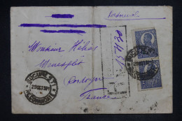 ROUMANIE - Lettre De 1921 Pour Paris - Fatiguée - A 2755A - Marcofilie