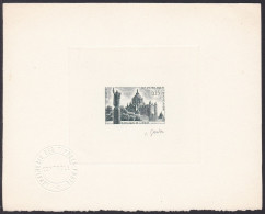 France Sc972 Lisieux Basilica, Architecture, Signed Die Proof, Epreuve - Chiese E Cattedrali