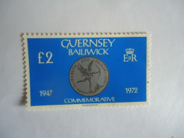 GUERNSEY MNH  STAMPS  COINS POUND 2 1980 - Munten