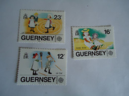 GUERNSEY MNH  STAMPS SET 3 EUROPA 89 - 1989