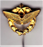 Pilote Armée De L'Air. Brevet. Doré à L'or Fin. Insigne De Boutonnière épinglette. SM. - Luftwaffe