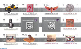 Isle Of Man 2022 Manx Museum 10v S-a In Booklet, Mint NH, History - Nature - Transport - Various - Archaeology - Anima.. - Arqueología