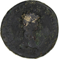 Domitien, Sesterce, 90-91, Rome, Bronze, B+, RIC:702 - Les Flaviens (69 à 96)