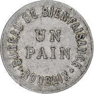 France, Bureau De Bienfaisance - Roubaix, PAIN, TTB+, Aluminium - Monetary / Of Necessity