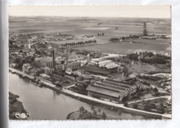 BRAY SUR SEINE  EN SEINE ET MARNE  VUE AERIENNE DE LA SUCRERIE CARTE  CIRCULEE - Bray Sur Seine