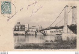 Y3- 47) CASTELMORON SUR LOT (LOT ET GARONNE) LE PONT - ( OBLITERATION DE 1904 ) - Castelmoron