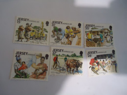 JERSEY MNH STAMPS 6  HISTORY ANNIVERSARIES - Jersey