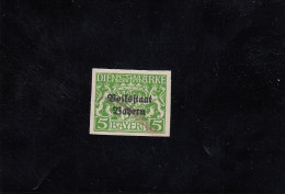 Bayern: MiNr. D31 U, Postfrisch - Mint
