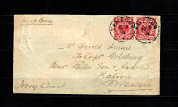 Kamerun: 1896: Brief Mit Leitvermerk Per S/s Boma Nach Drewin/Elfenbeinküste - Kamerun