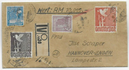 Wertbrief Von Holzminden Nach Hannover-Linden, 1948 - Brieven En Documenten