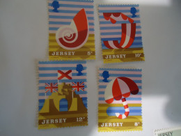 JERSEY  MNH 4 STAMPS  SET   1979 HOLIDAY - Jersey