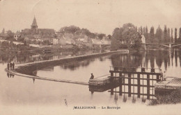 Q4-72) MALICORNE SUR SARTHE - LE BARRAGE - (2 SCANS) - Malícorne Sur Sarthe