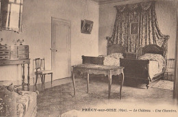 R8-60) PRECY OISE (OISE) LE  CHATEAU - UNE CHAMBRE - (EDITION SEJOUR DE REPOS - BONNE CUISINE - 2 SCANS) - Précy-sur-Oise
