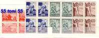 1948 Holidaying 4v- MNH  Block Of Four   Bulgaria / Bulgarie - Unused Stamps