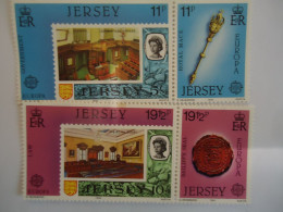 JERSEY MNH  4 STAMPS EUROPA  83 - 1983