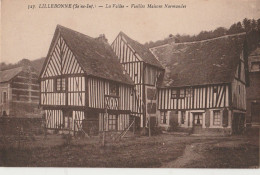 S25-76) LILLEBONNE - LA VALLEE - VIEILLES MAISONS NORMANDES - ( 2 SCANS )  - Lillebonne