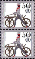 RFA Poste N** Yv:1074/1077 Für Die Jugend Bicyclettes (Paire) Paire - Neufs