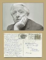 Angus Wilson (1913-1991) - English Novelist - Autograph Card Signed + Photo - 1984 - Scrittori