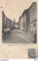 I14- 82) BEAUMONT DE LOMAGNE (TARN ET GARONNE) RUE DESPEYROUS  - (ANIMEE - OBLITERATION DE 1904 - 2 SCANS) - Beaumont De Lomagne