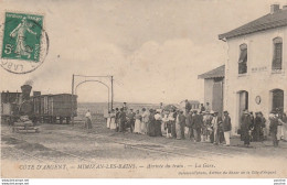 I17-40) MIMIZAN LES BAINS (LANDES) ARRIVEE DU TRAIN - LA GARE (TRES  ANIMEE - TRAIN - VOYAGEURS) - Mimizan Plage