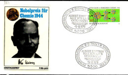 RFA Poste Obl Yv: 867 Mi:1020 Otto Hahn Nobelpreis Chemie (TB Cachet à Date) Fdc Bonn 9-8-79 - 1971-1980