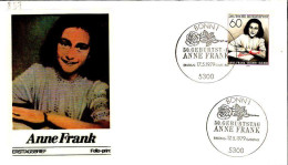 RFA Poste Obl Yv: 857 Mi:1013 Anne Frank (TB Cachet à Date) Fdc Bonn 17-5-79 - 1971-1980
