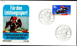 RFA Poste Obl Yv: 815 Mi:968 Für Den Sport Equitation (TB Cachet à Date) Fdc Bonn 13-4-78 - 1971-1980