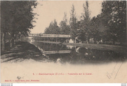 I24-82) CASTELSARRAZIN -  PASSERELLE SUR LE CANAL  - (OBLITERATION DE 1903 - 2 SCANS) - Castelsarrasin