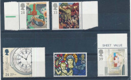 Lot De 5  Timbres Neufs Sans Charnière GRANDE BRETAGNE XIII-6 Dont Europa 1993 ANGLETERRE - Unused Stamps