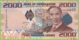 Voyo SIERRA LEONE 2000 Leones 2010 P31a B126a EK UNC - Sierra Leone