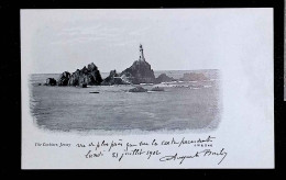 Cp, îles De La Manche, Royaume Uni, Jersey, The Corbiere, écrite 1902, Dos Simple - La Corbiere