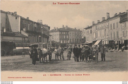 K3- 82) CAUSSADE - COURS DU JARDIN PUBLIC - (TRES ANIMEE - 2 SCANS) - Caussade