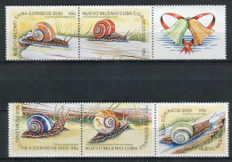 Cuba 2000. Yvert 3907-11 ** MNH. - Unused Stamps