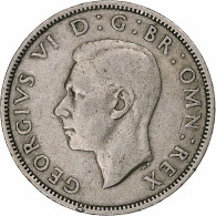 Grande-Bretagne, George VI, 2 Shillings, 1948, Londres, Cupro-nickel, TB+ - J. 1 Florin / 2 Schillings