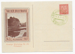 Tag Der Briefmarke, Aussig, 1937 - Altri & Non Classificati