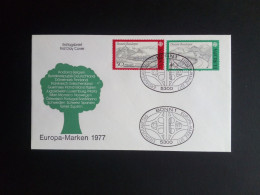 DEUTSCHLAND MI-NR. 934-935 FDC EUROPA 1977 LANDSCHAFTEN - 1977