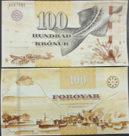 Danish Territory Faroe Islands 100 Kronur 2011 P-30 UNC - Faeroër