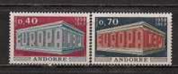 Andorra Fr 1969 Europa CEPT (**) Mi 214-15 - M€20,-; Y&T 194-95 - €40,- - 1969