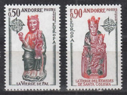 Andorra Fr 1974 Europa CEPT (**)  Mi 258-59 - €25,-; Y&T 237-38 - €55,- - 1974