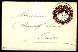 ENTIER POSTAL - 1896 - POUR LE CAIRE -  - 1866-1914 Khedivate Of Egypt