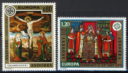 Andorra Fr 1975 Europa CEPT (**) Mi 264-65 - M€10,-; Y&T 243-44 - €18,50 - Gemälde