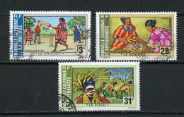 NOUVELLE-CALEDONIE RF - TOURISME - P.A. - N°Yt 162+163+164 Obli. - Used Stamps