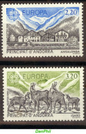 Andorra Fr 1986 Europa CEPT (**) Mint, Mi 369-70 - M€8,50; Y&T 348-49 Cote €9,- - Nuevos