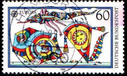 RFA Poste Obl Yv:1249/1250 Europa Cept Jeux D'enfants (Beau Cachet Rond) (Thème) - 1989