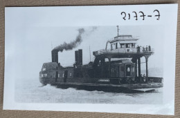 THE DETROIT RIVER TRAIN FERRY - 13,5 X 8 Cm. (REPRO PHOTO ! - Zie Beschrijving - Voir Description - See Description) ! - Trains