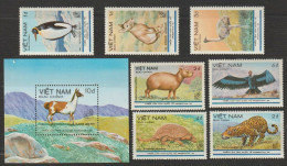 Vietnam Viet Nam MNH Perf Stamps & SS 1985 : International Philatelic Exhibition In Argentina / Penguin / Bird / Leopard - Vietnam